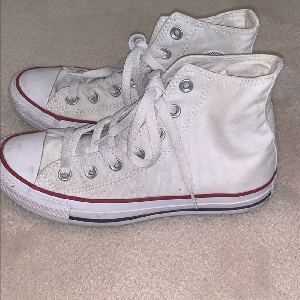 White High Top Converse